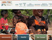 Tablet Screenshot of frcq.org.au